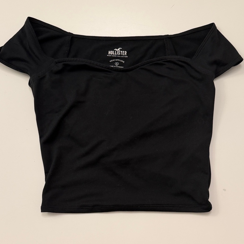 Hollister Must Have Sweetheart Neck Stretch Crop Top